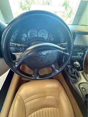 Blue 2002 Chevrolet Corvette Base