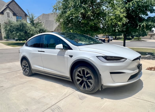 White 2022 Tesla Model X Long Range