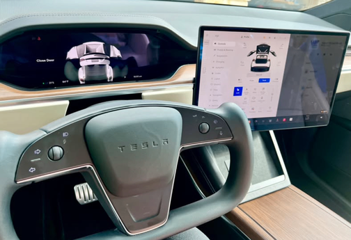 White 2022 Tesla Model X Long Range