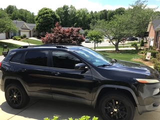 Black 2014 Jeep Cherokee Altitude