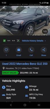 2022 Mercedes-Benz GLE 350 4MATIC