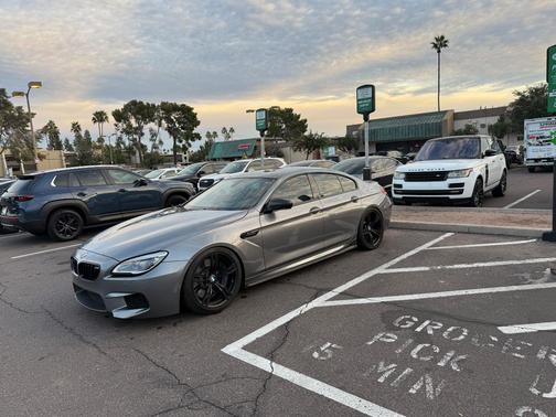 Gray 2017 BMW M6 Gran Coupe Base