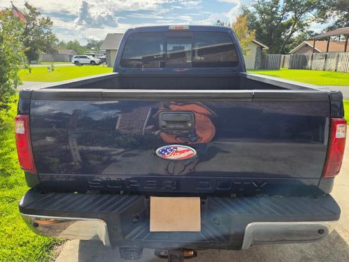 Blue 2012 Ford F-250 Lariat