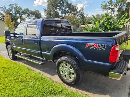 Blue 2012 Ford F-250 Lariat
