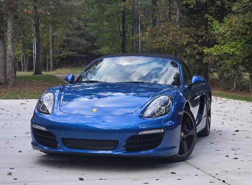 Blue 2015 Porsche Boxster Boxster