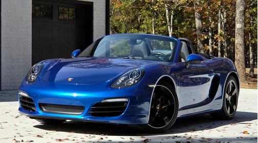 Blue 2015 Porsche Boxster Boxster