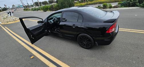 Black 2008 Honda Civic Si