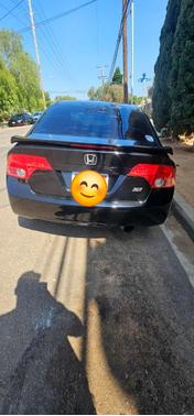 Black 2008 Honda Civic Si