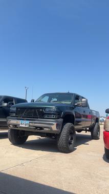 Green 2002 Chevrolet Silverado 1500 LT H/D Crew Cab