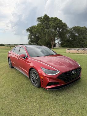 Red 2020 Hyundai SONATA Limited