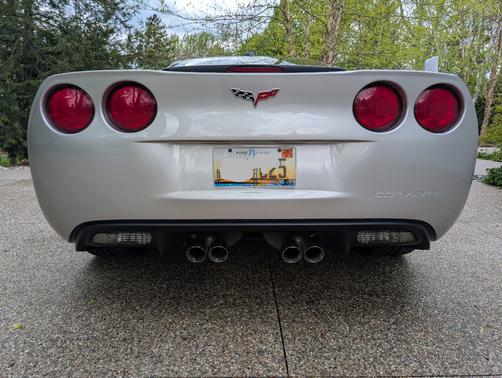 Silver 2005 Chevrolet Corvette Base