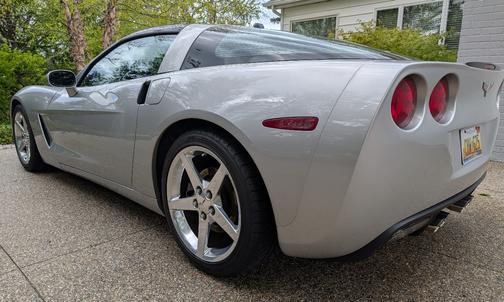 Silver 2005 Chevrolet Corvette Base