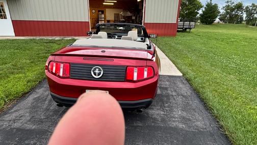 Red 2011 Ford Mustang V6 Premium