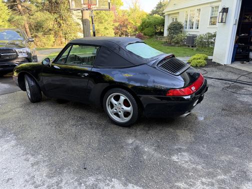 Black 1996 Porsche 911 911 Carrera Cabriolet
