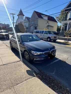 Blue 2018 BMW 540 i xDrive