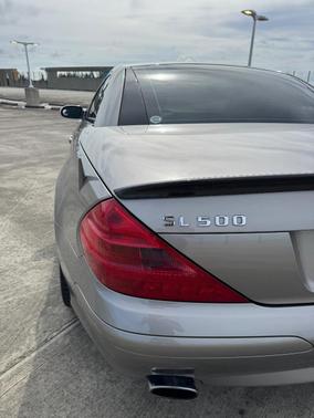 Beige 2005 Mercedes-Benz SL-Class SL500 Roadster