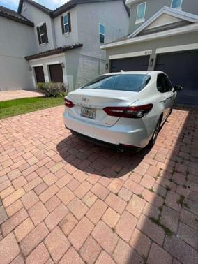 White 2021 Toyota Camry XLE
