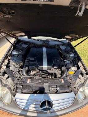 Silver 2004 Mercedes-Benz CLK-Class 320