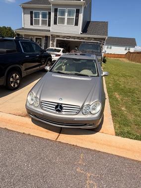Silver 2004 Mercedes-Benz CLK-Class 320