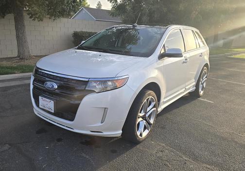 White 2012 Ford Edge Sport