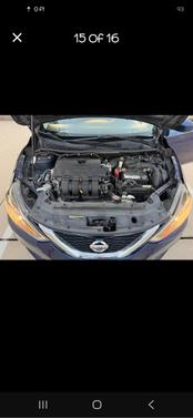Blue 2018 Nissan Sentra SV