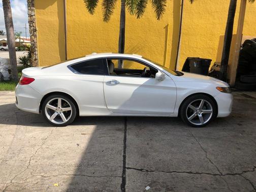 White 2013 Honda Accord EX-L V-6