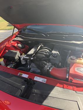 Red 2015 Dodge Challenger R/T Scat Pack