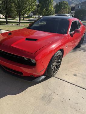 Red 2015 Dodge Challenger R/T Scat Pack