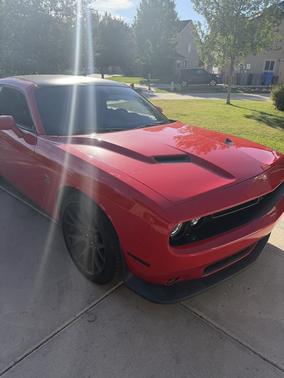 Red 2015 Dodge Challenger R/T Scat Pack