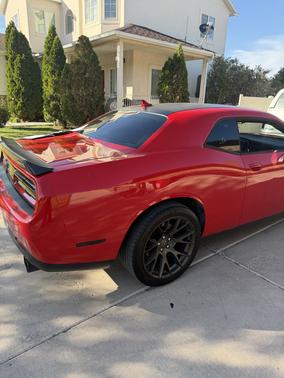 Red 2015 Dodge Challenger R/T Scat Pack