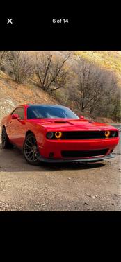 Red 2015 Dodge Challenger R/T Scat Pack