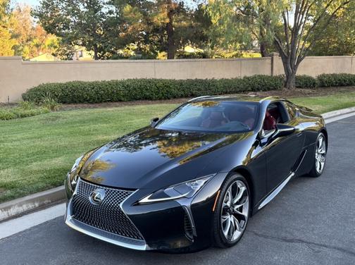 Black 2018 Lexus LC 500 Base