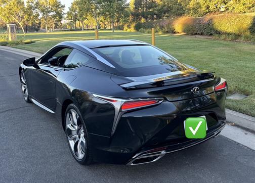 Black 2018 Lexus LC 500 Base