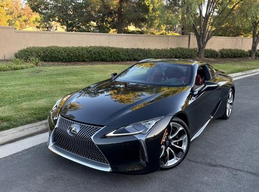 Black 2018 Lexus LC 500 Base