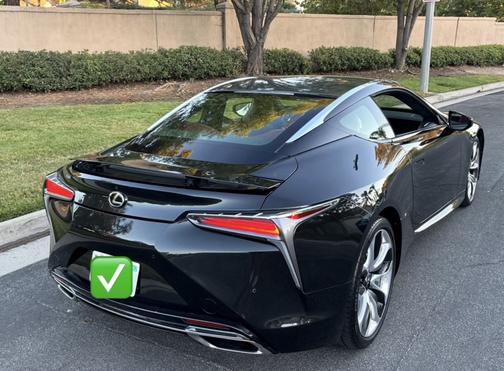 Black 2018 Lexus LC 500 Base