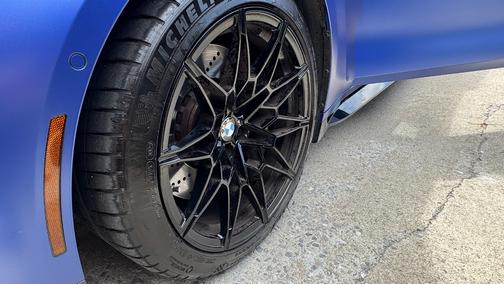 Blue 2022 BMW M4 Base