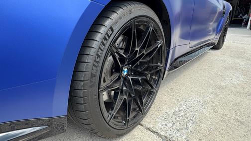 Blue 2022 BMW M4 Base