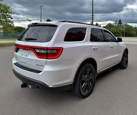 White 2015 Dodge Durango Limited