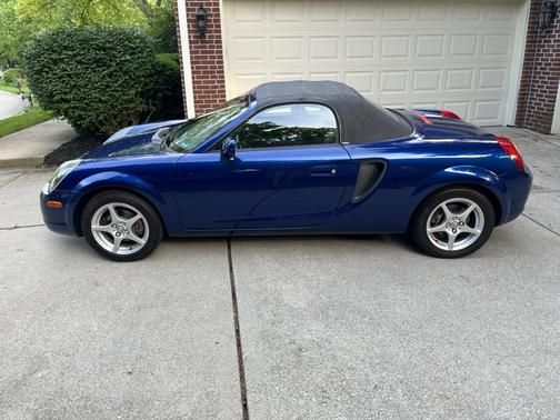 Blue 2000 Toyota MR2 Spyder