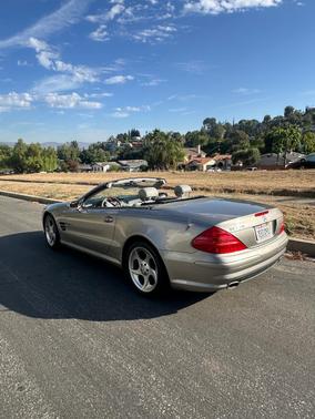 Silver 2005 Mercedes-Benz SL-Class SL500 Roadster