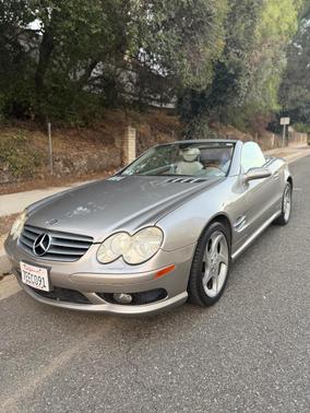 Silver 2005 Mercedes-Benz SL-Class SL500 Roadster