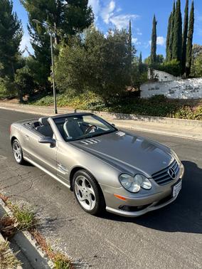 Silver 2005 Mercedes-Benz SL-Class SL500 Roadster