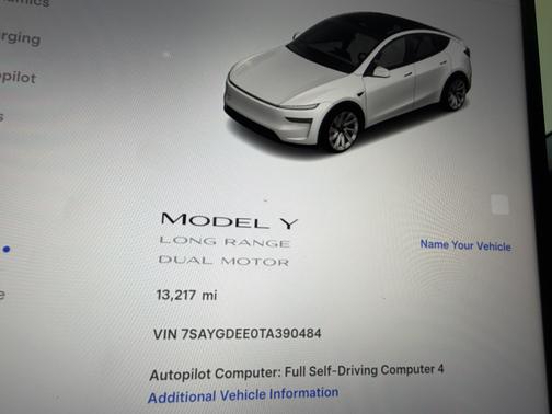 2026 Tesla Model Y Long Range Launch Series AWD