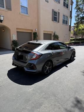 Gray 2020 Honda Civic Sport