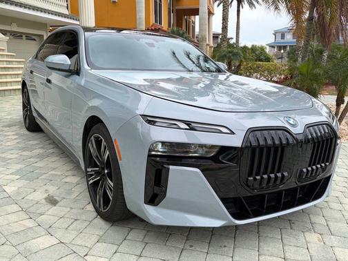 Gray 2024 BMW 750e xDrive