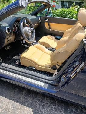 Blue 2003 Audi TT Roadster quattro