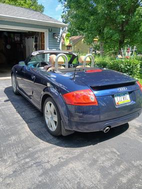 Blue 2003 Audi TT Roadster quattro