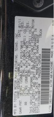 2011 Toyota Tacoma Access Cab