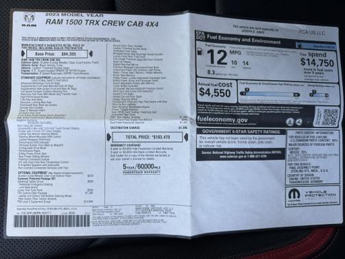 2023 RAM 1500 TRX