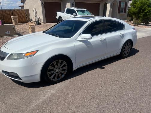 White 2013 Acura TL 3.5